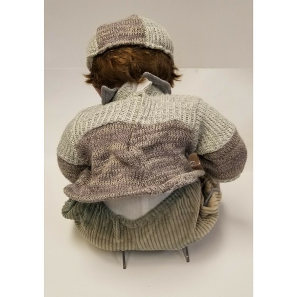 RARE Vintage Realistic Porcelain Baby Doll Boy - Picture 6 of 6